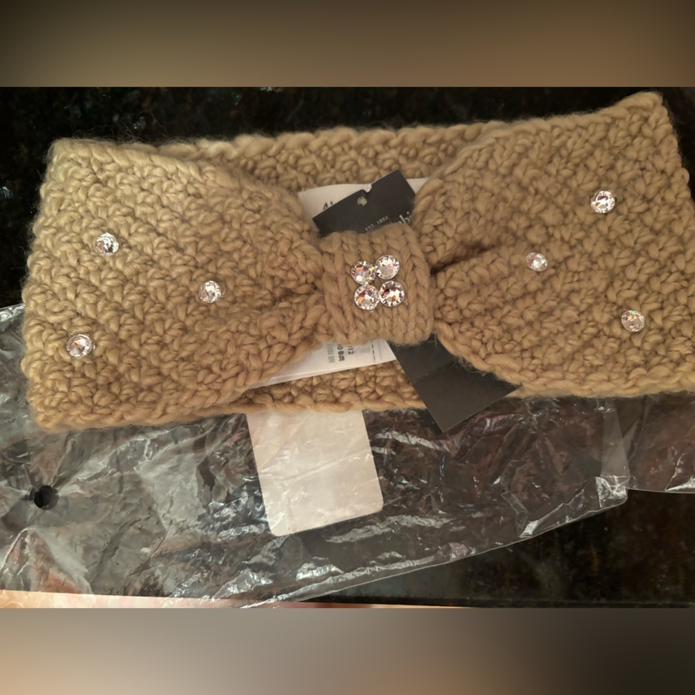 Abercrombie and fitch bling headband ear warmers Swarovski rhinestones